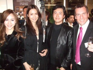 COO of Kokuyo group and Actus Watanabe, Schmitz and 2 Miss Universes